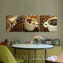 Modern Home Decor Coffee Picture Canvas Painting For Dinning Room